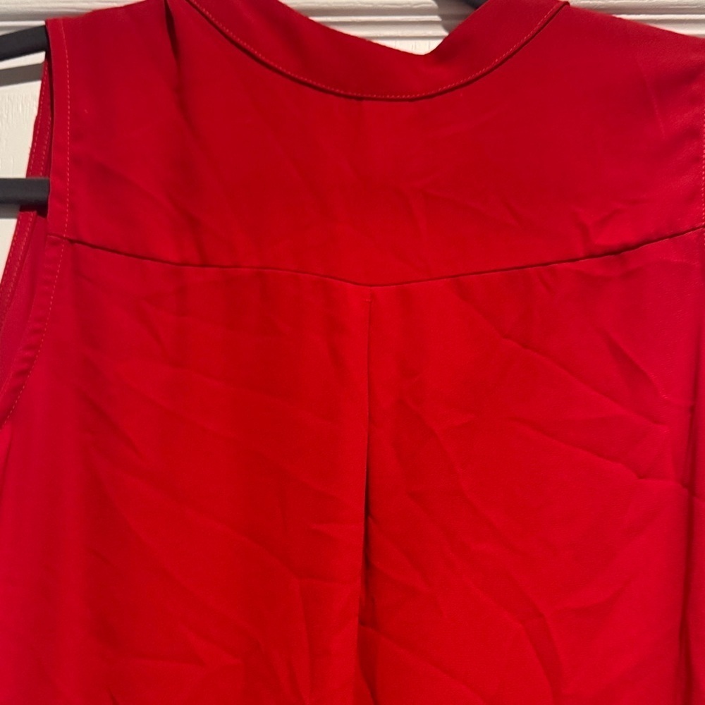 Allison Joy Bold Red Sleeveless Top - Picture 6 of 6